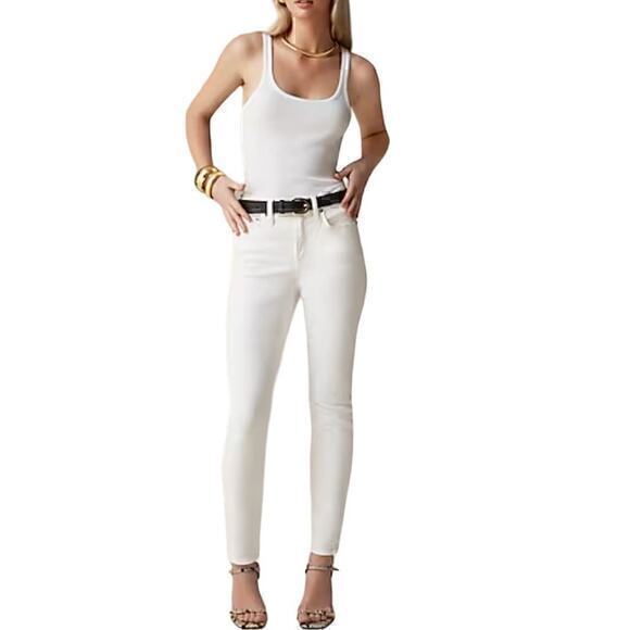 J.Crew Denim - J.Crew 9" toothpick jean in white wash BQ310 size 26 NWT